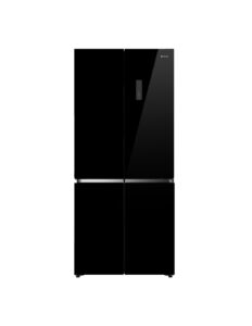 Frigorífico cuatro puertas 190×84 cm E Cristal Negro